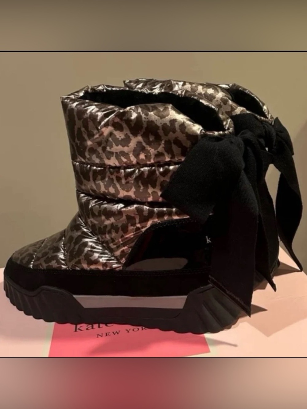 Kate Spade Frosty Leopard Boots